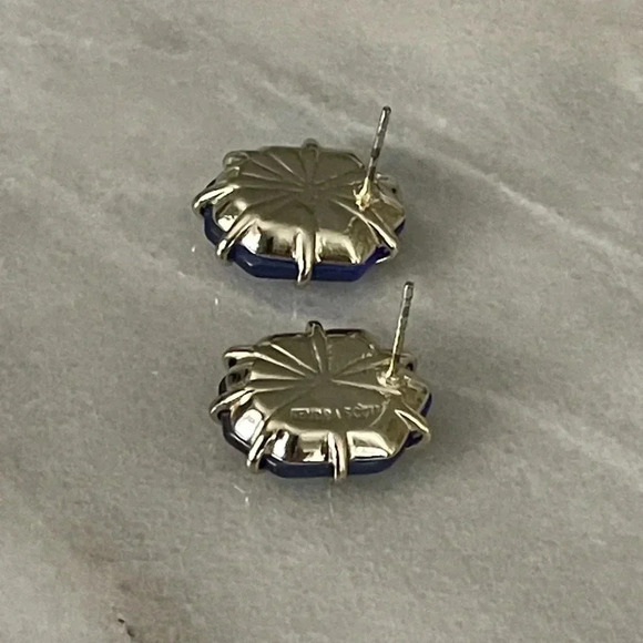 Kendra Scott Morgan Cobalt Cat’s Eye Stud Earrings - Picture 5 of 8